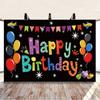 5*3 фута фон с днем ​​рождения, баннер, тканевый реквизит, украшение для вечеринки