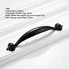 Black Handle American Style Modern Pull Antique Handles and Knobs Drawer Furniture Kitchen Cabinet