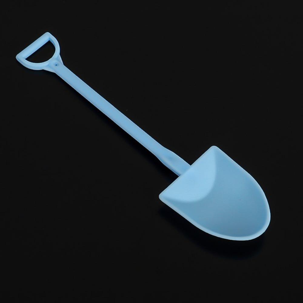 100pcs PP Plastics Spoon Thickened Ice Cream Shovel New Pastry Spoon Fork Yogurt