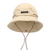 Quick-drying Wide Brim Sun Hat Solid Color Hiking Hat Breathable Drawstring Fisherman Hat  Travel