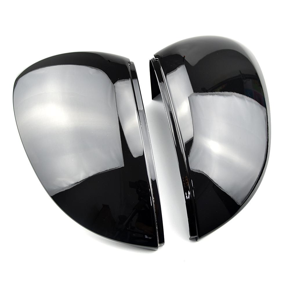 Для VW Golf 8 MK8 Зеркальные Чехлы Крышки Зеркала Заднего Вида Чехол Карбоновый Яркий Черный