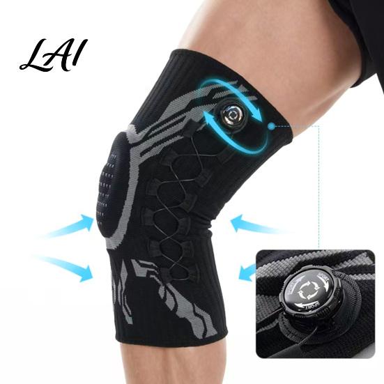 Brace with Adjustable Knob 1/2Pcs Knit Knee Knob Support Patella Pad Arthritis Relief Compression Sleeve for Meniscus Tear Joint Pain Ergonomic