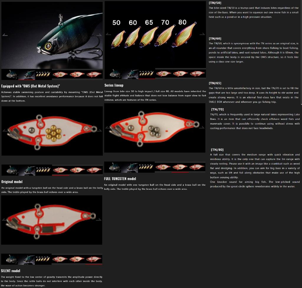 Jackall TN 70 Полная вольфрамовая вибрационная приманка Black King Gill (6785)