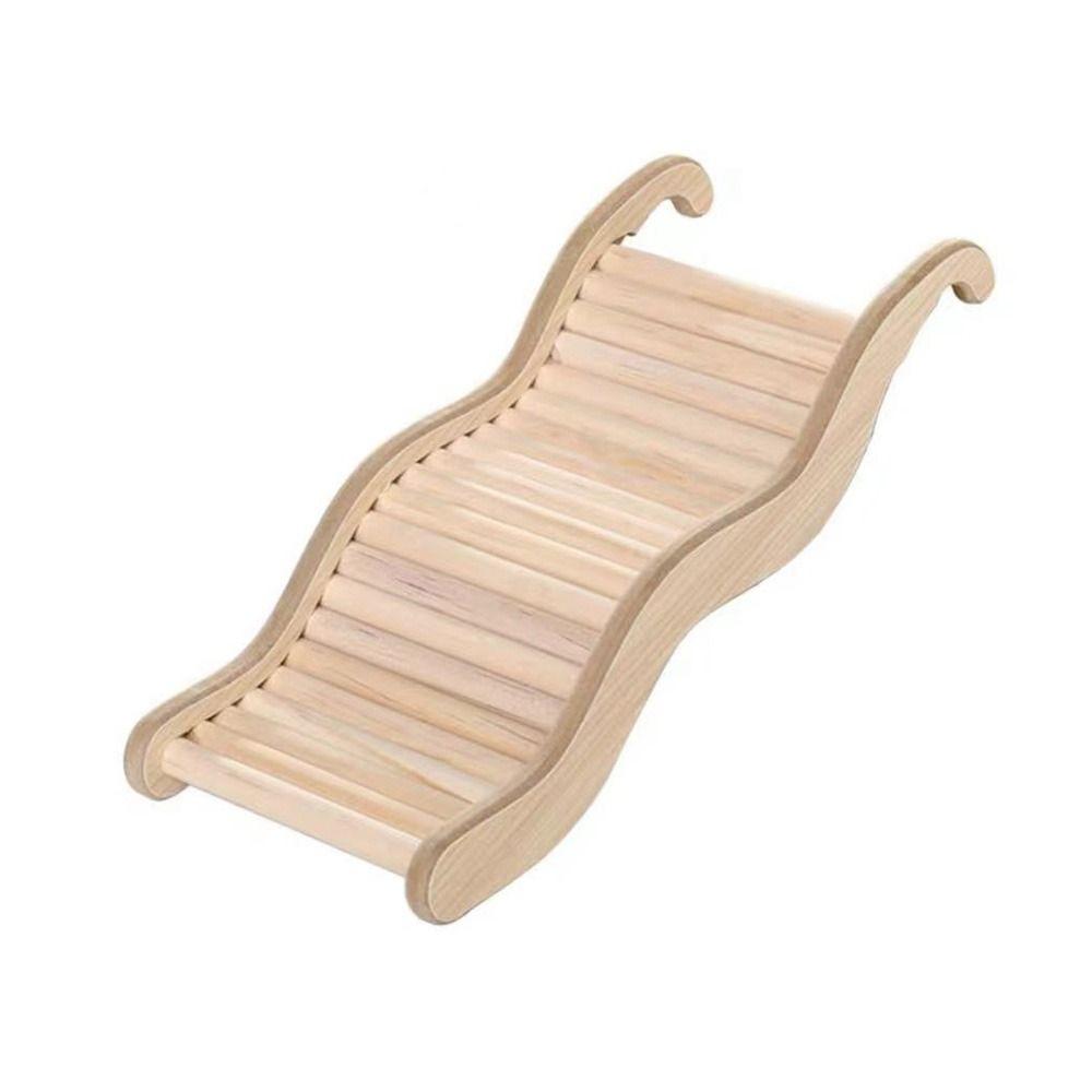 Multifunctional Animal Stairs Toy Wooden Ramp Bridge Hamster Habitat Toy  Small Animals