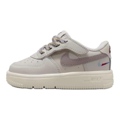 Force 1 Low LV8 Easy On Классические Универсальные Низкие Кроссовки для Ходьбы Детские кроссовки Коричневый IH4497-100