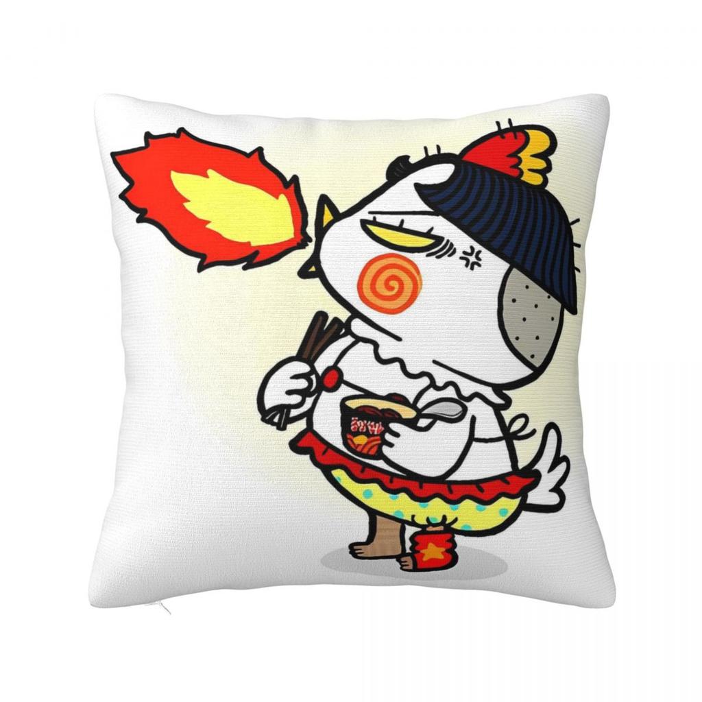 Kwaii Anime B-Buldak Ramesn Pillow Case Cushion Cover Soft Graphic Pillow Cover Cute Funny Pillowcases For Sofa Home Decorative