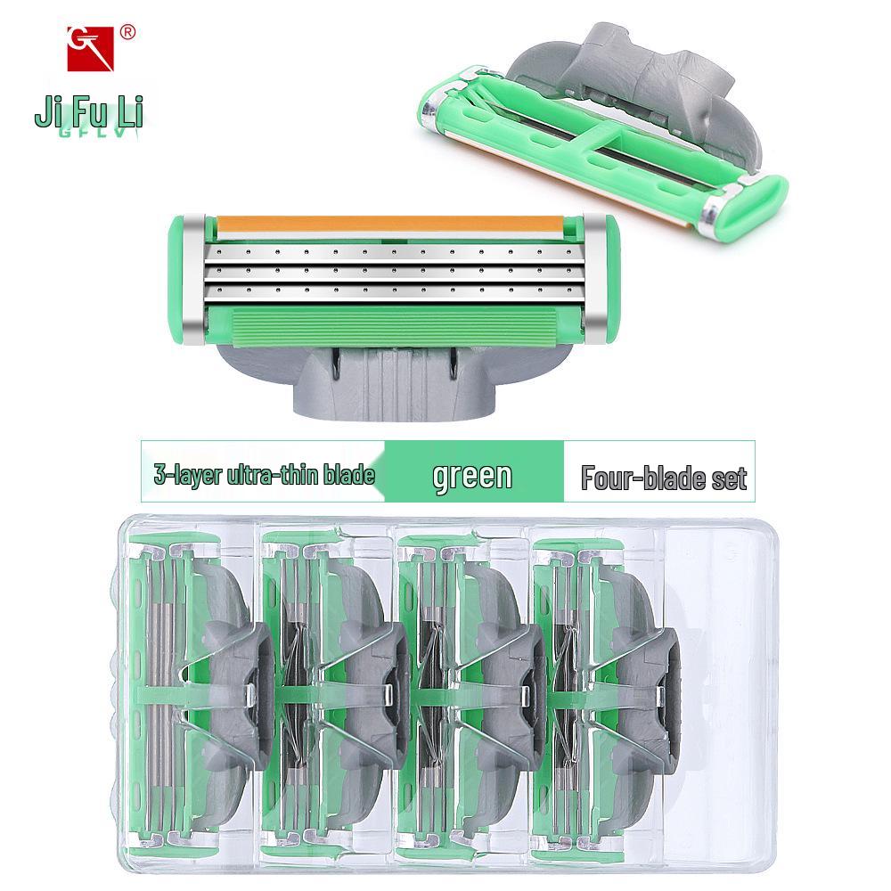 Мужская бритва Gillette с тремя лезвиями и 4 сменными кассетами