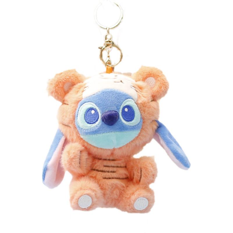 Плюшевый брелок Стич Беззубик Мультяшная мягкая тканевая игрушка Для детей и коллекционеров