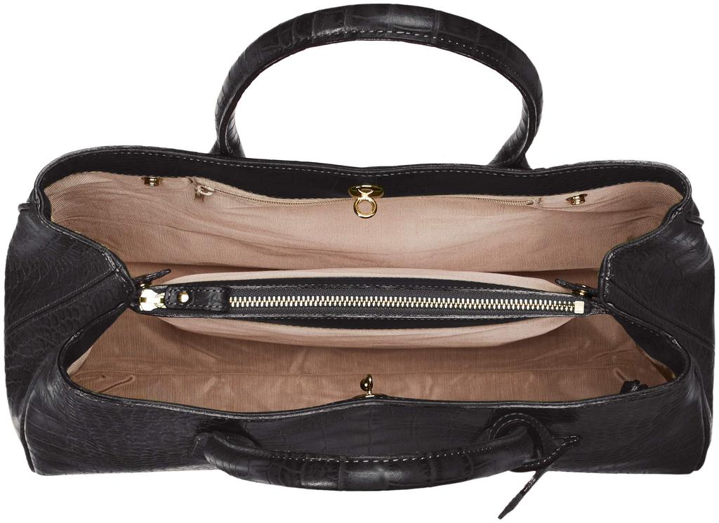 Деловая кожаная сумка-тоут Chrome Сделано в Японии Деловая кожаная сумка-тоут Черный [Нога] Женская