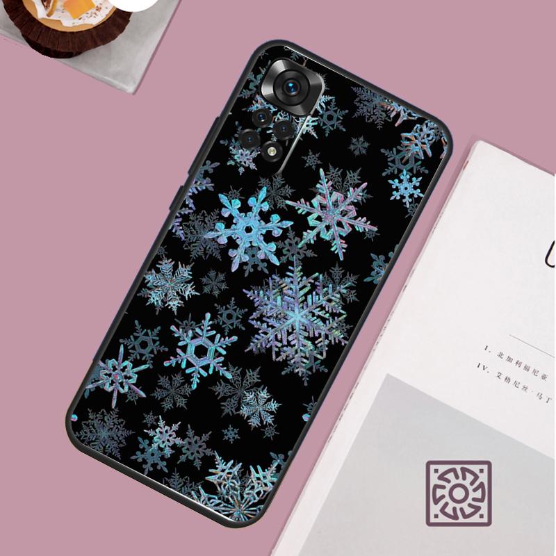 Чехол Зимний Снежинка Для Xiaomi Redmi Note 12 9 10 11 13 Pro Plus 9S 10S 11S 12S Redmi 12 10C 12C 13C Обложка