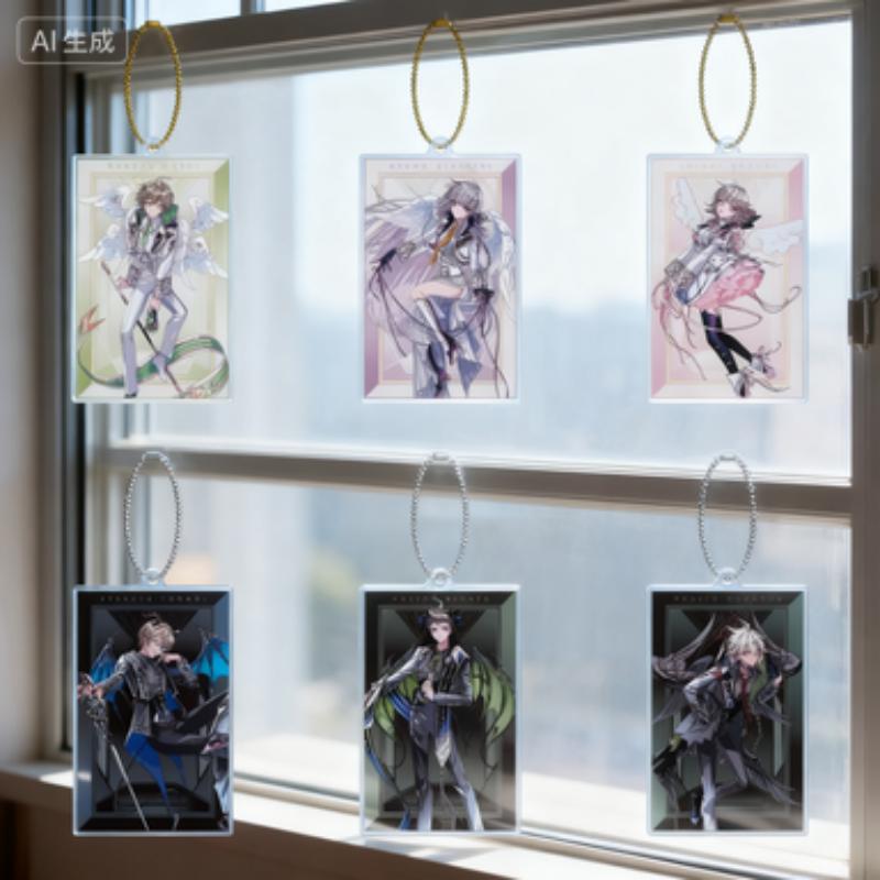 Аниме фигурка Danganronpa Trigger Happy Havoc Акриловые брелоки Настольная подставка Аксессуары для украшения сумки Праздничный подарок