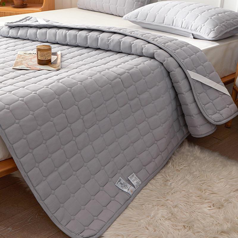 1 шт. Водонепроницаемый наматрасник с эластичными угловыми ремнями, Машинная стирка, Чехол для постельного белья для односпальных/двуспальных кроватей, Подходит для дома, гостиниц, Современное постельное белье