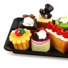 1/12 Dollhouse Miniature 1Tray+8 Cakes Model Kitchen Toys