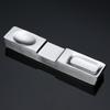 Chopstick Rest Groove Design Mirror Polished Fork Holder Easy to Clean Cutlery Rest Stainless Steel Chinese Style Dinner Spoon Stand Dining Room