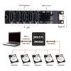 6Gbps Type C To SATA  Adapter JMB575 USB C To SATA  Adapter SATA Expansion Card  NAS Expansion