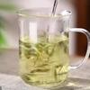 Высокоборосиликатная стеклянная кружка для чая Zhenqi с крышкой, 400 мл