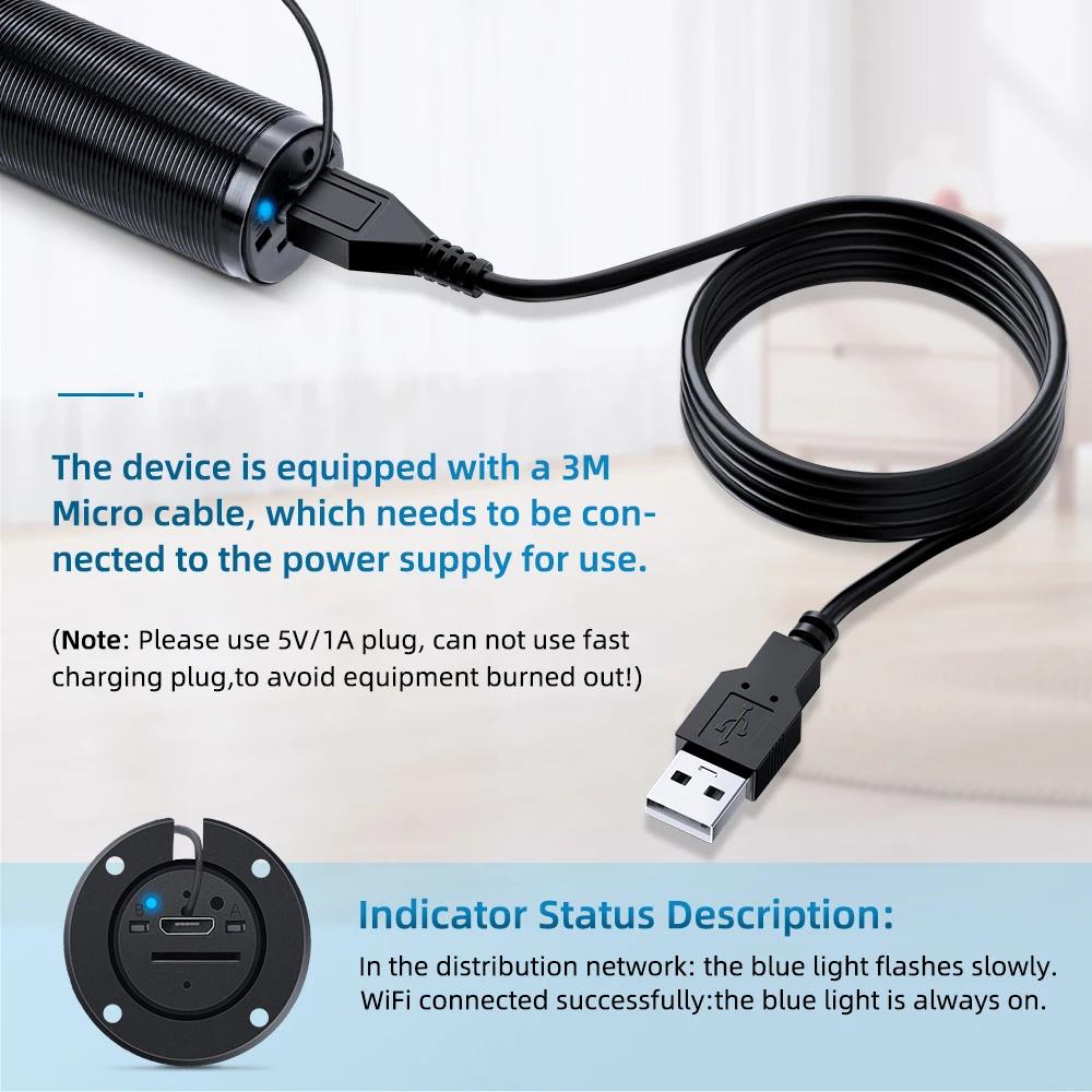 HD-видеоглазок, Wi-Fi, камера обнаружения движения, дверной просмотрщик, видеоглазок, беспроводной домофон, монитор для домашней безопасности