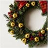 100Pcs Premium Vacuum Plated Holiday Bell Pendants Creative Christmas Hanging Decor for Tree Wall Window Door Table Shelf Decor