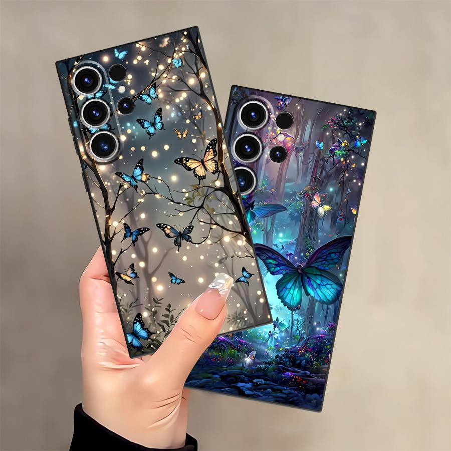 Dream Butterfly Case for Samsung Galaxy S26 Ultra S20 Ultra Note 20 8 9 10 S23 S24 S10 S9 S25 Plus S21 FE Funda Phone Cover
