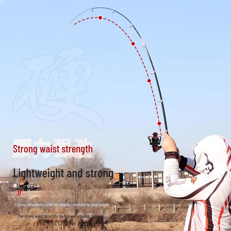 Мини-переносной телескопический набор для морской рыбалки с кастинговым удилищем и приманкой — идеальный вариант для ловли рыбы с высоты птичьего полета.