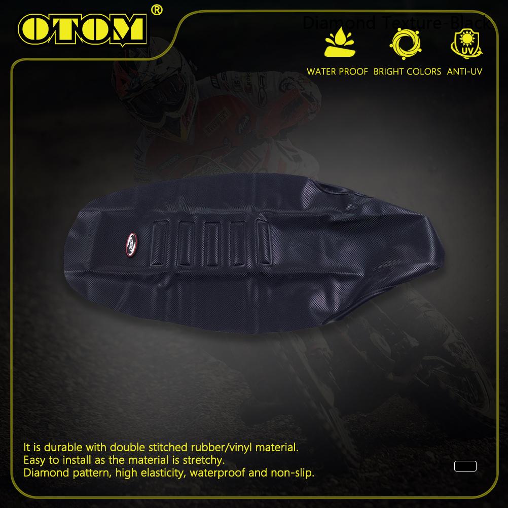 OTOM Motorcycle Seat Covers Cushion Non-Slip Thick Particles Waterproof High Elasticity For HONDA YAMAHA KAWASAKI SUZUKI Bikes
