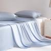 60S Tencel Lyocell Bed Sheet Set Pure Color Soft Smooth Hypoallergenic Sleep