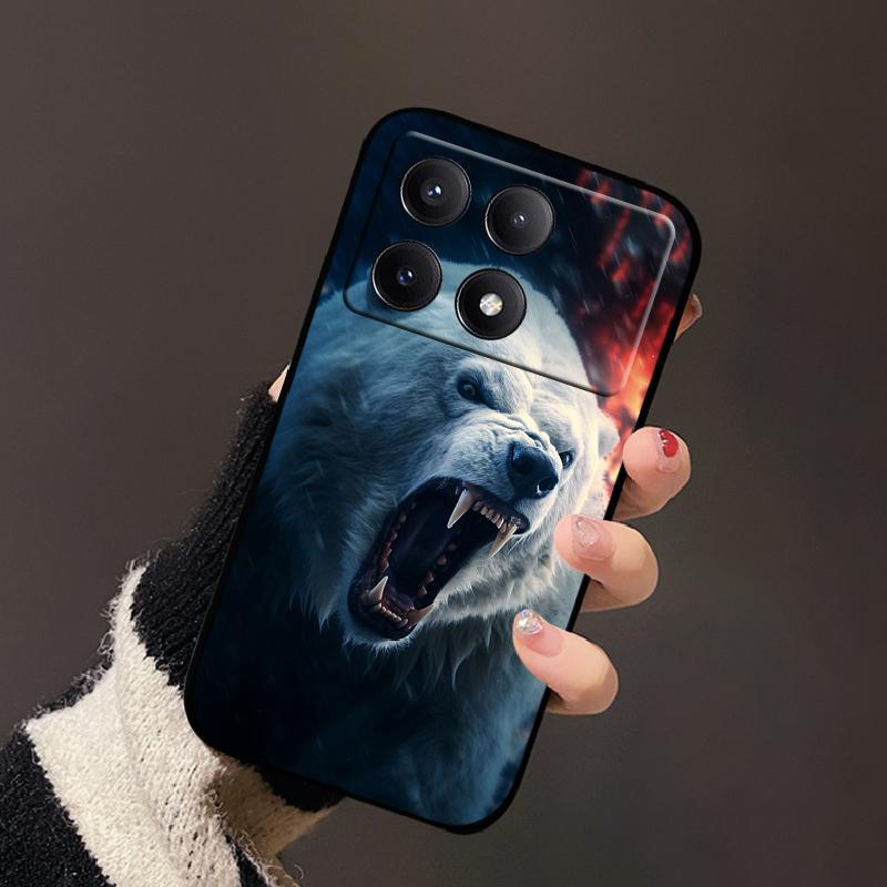 Чехол для Xiaomi Poco X6 Pro Модный Рисунок Мягкий Силиконовый Задний Чехол Для Xiaomi PocoX6 Pro Funda Poco X6Pro Бампер Мультяшный Capa