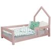 POPPI Children's Cabin Bed 80 X 160 Pastel Pink 1