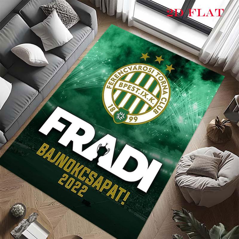 Ferencvaros Legacy Carpet Rug for Living Room Bedroom Home Sofa Decoration,Kids play Nonslip Floor Mat