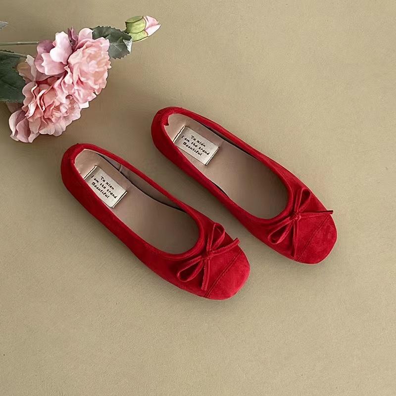 Женские балетки Bow Tie Cute Kawaii Shoes для женщин Slip on Casual Shoes