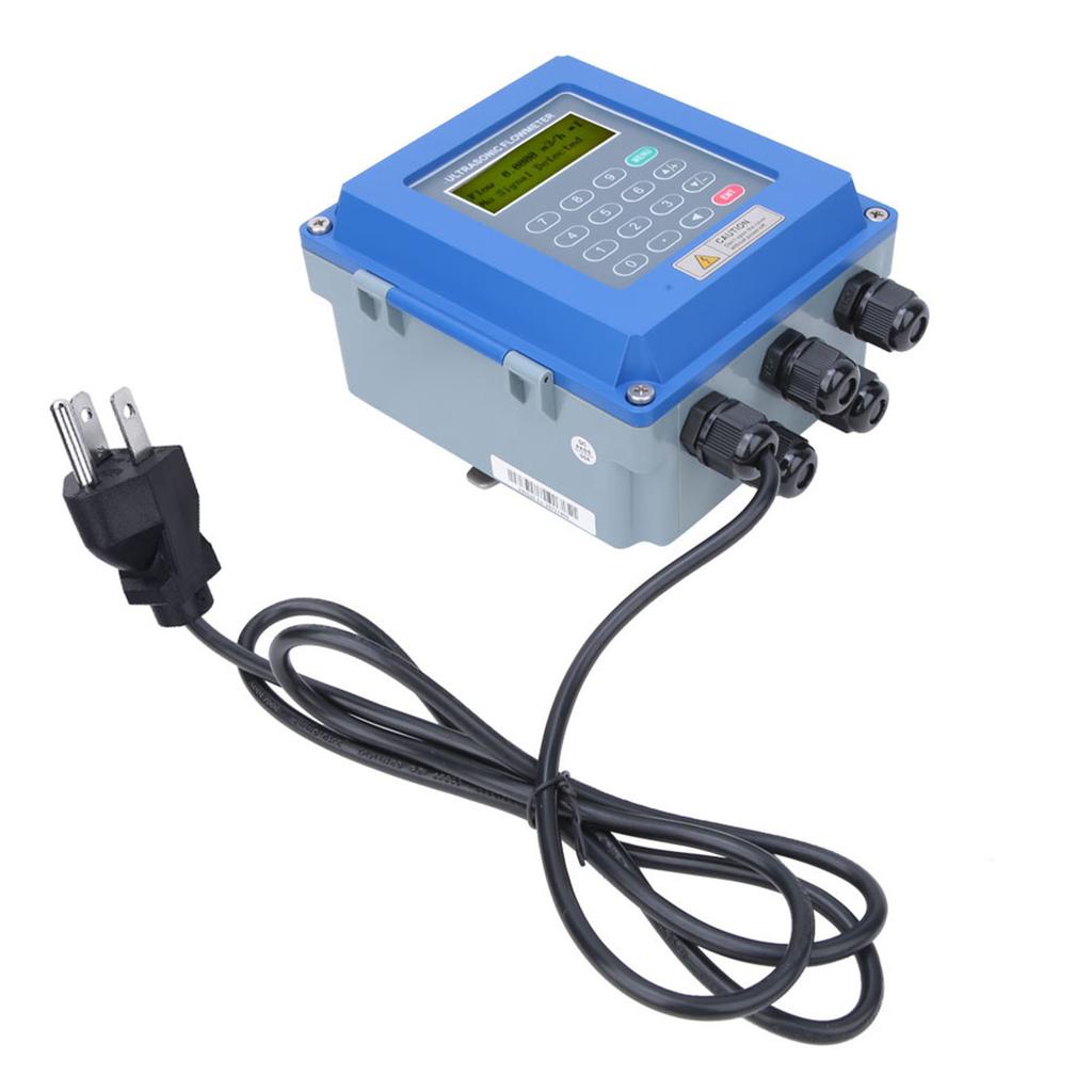 TUF 2000B DN50mm 700mm TM 1 RS485 Digital Wall Mounted LCD Ultrasonic Flowmeter Tester