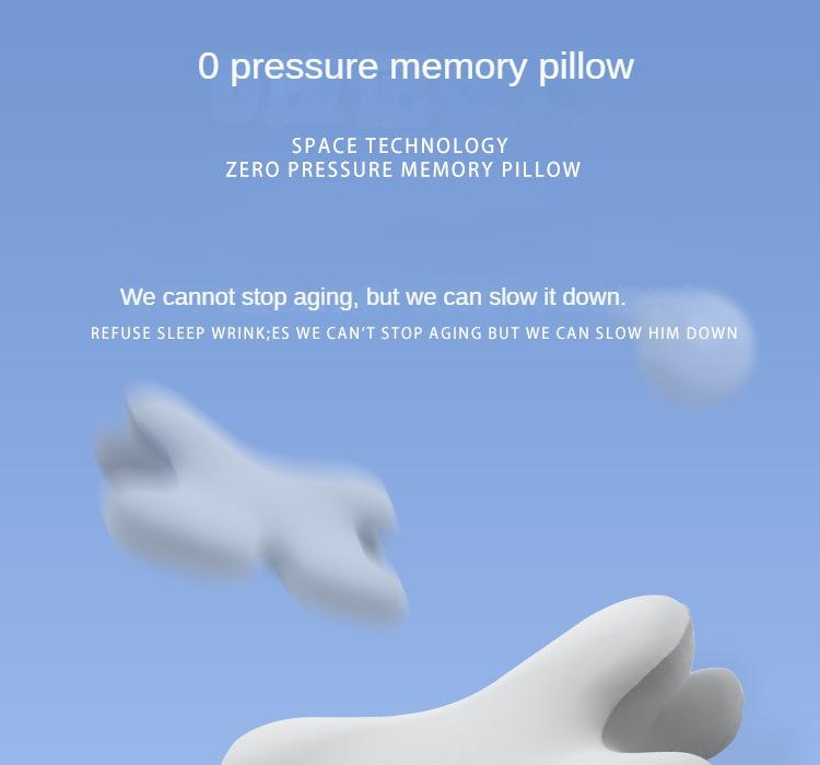 Sleeping Beauty Pillow Anti-Wrinkle Neck Protection Sleep Memory Foam Pillow Comfortable Soft Skin Care Bedding Cool Face Pillow