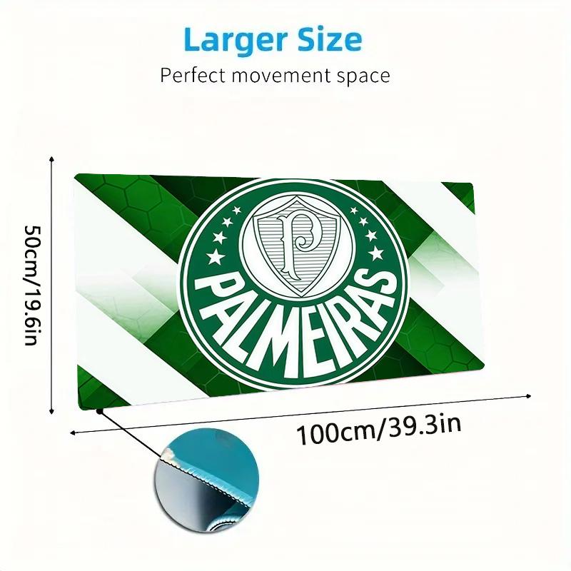 SE Palmeiras3 Print Cushion Non-slip Laptop Tablet Big Mousepad XXL Mat Mini PC Playmat With Lock edge