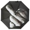 Funny Folding Umbrella Give a Middle Finger Pattern Umbrella Creative Gift For Man/Women