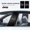 2 шт. Наклейки на центральную стойку автомобиля Автомобильный логотип Наклейки на среднюю колонку Для Jeep Grand Cherokee Wrangler JK Gladiator Compass Renegade Pa