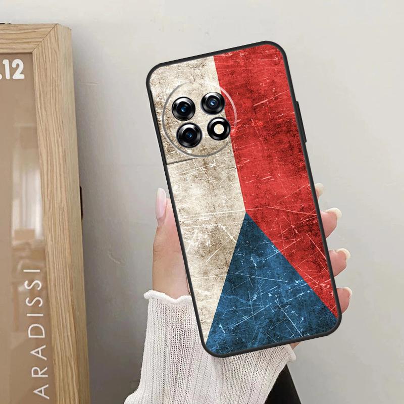 Чехия Чешский флаг Чехол для OnePlus Nord 5 CE 2 3 4 Lite N20 N30 OnePlus 15 R 13R 12R 10R 13T 10T 11 12 13 Обложка