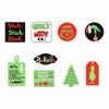 Christmas Tray Decoration Cartoon Flat Print Layered Tray Wooden Decoration Set Party Decoration