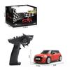 DEERC 1/76 Scale BMW Mini Cooper RC Car, 30 Minutes of Continuous Use, Super Mini Remote Control, Full Proportional Control, 2.4GHz, Technical Approva