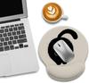 Cute cat theme ergonomic wrist guard mouse pad wrist guard mouse pad hand rest memory cotton laptop thickened keyboard office non-slip and dirt-res