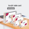SEE KEAN Acrylic Magnetic Slanted Table Sign