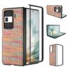 For Honor Magic Vs3 5G Case Leather+PC Phone Cover Plaid Texture