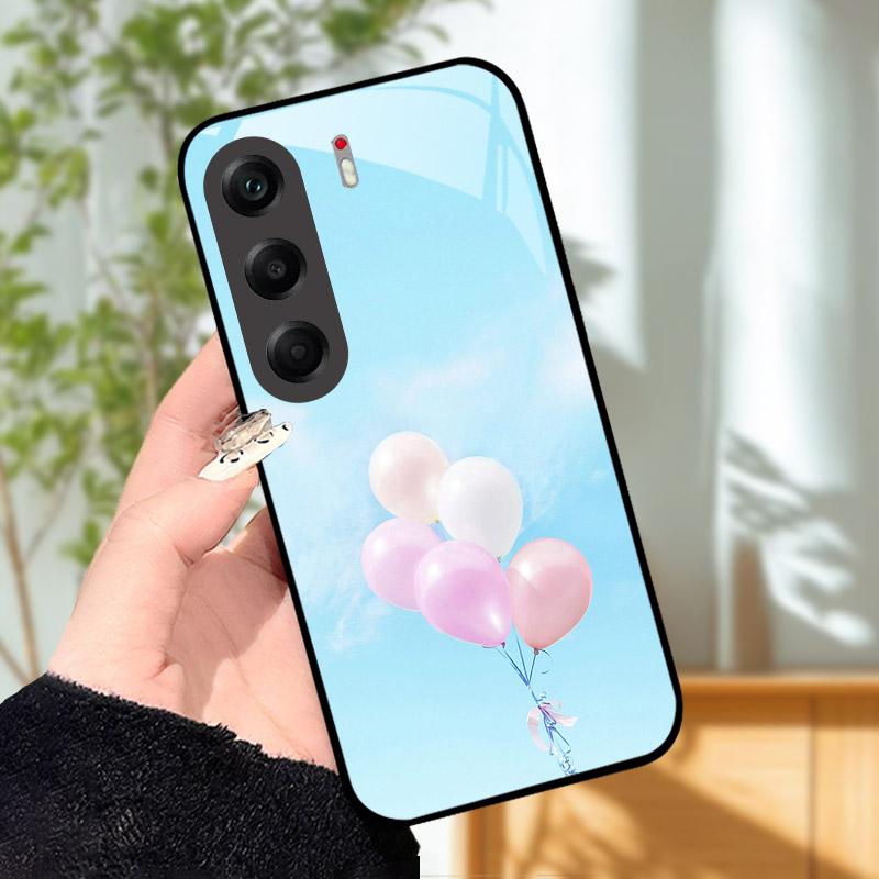 Закаленное Стекло Чехол Для Tecno Camon 40 4G Чехол Задняя Крышка Для Tecno Camon40 CM5 Fundas Полная Защита Жесткий ПК Чехол Для Телефона Бампер