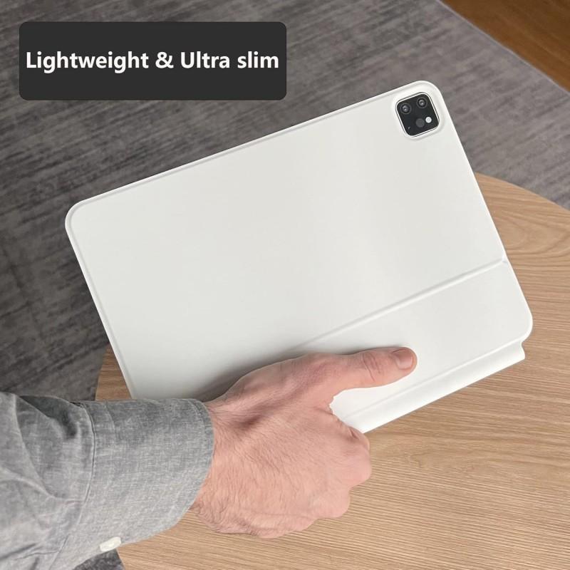 Тонкий магнитный съемный чехол-клавиатура Bluetooth для iPad Pro Air 10-го поколения С функцией Smart Cover Эргономичный дизайн