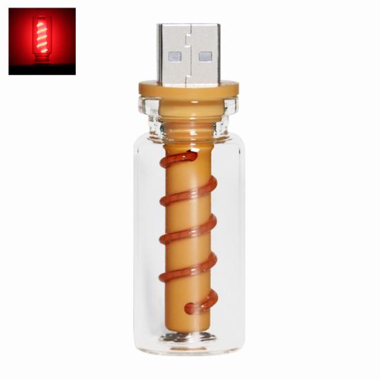 USB ретро стеклянная бутылка ночник сенсорное управление регулируемая яркость мини атмосфера светодиодный ночник