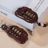 Ornaments Wooden Pendant Bag Hanging Car Key Ring Fashion Rosewood Abacus Keychain Unisex
