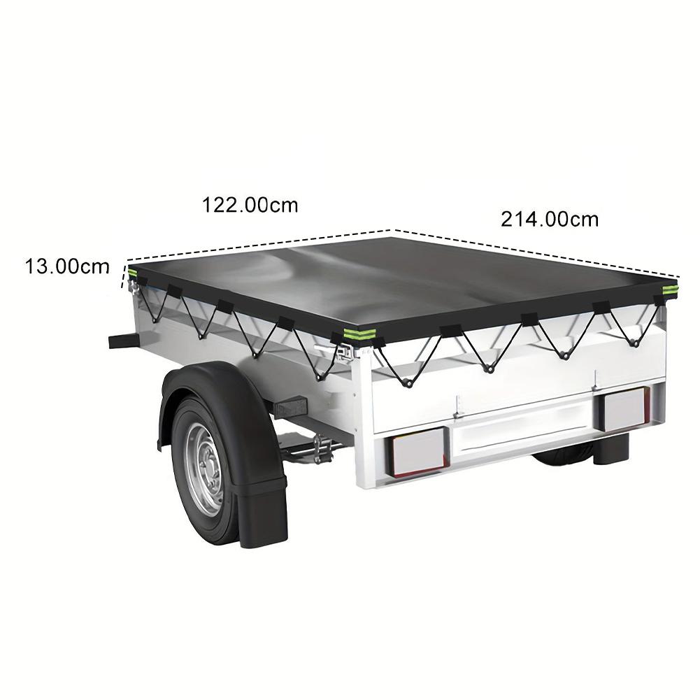 214x122x13cm Auto Roof Tent Waterproof Heavy Duty Dustproof Protector Cover Travel Camping Canopy Trailer Flat Tarpaulin Cover