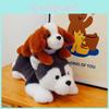 Husky Dog Plush Stuffed Animal With Short Fur Pp Cotton For Kids Decor Bedroom