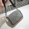 Маленькая сумка женская новая сумка со стразами сумка полностью усыпанная стразами портативная сумка-мессенджер на цепочке сумка с бриллиантами тренд