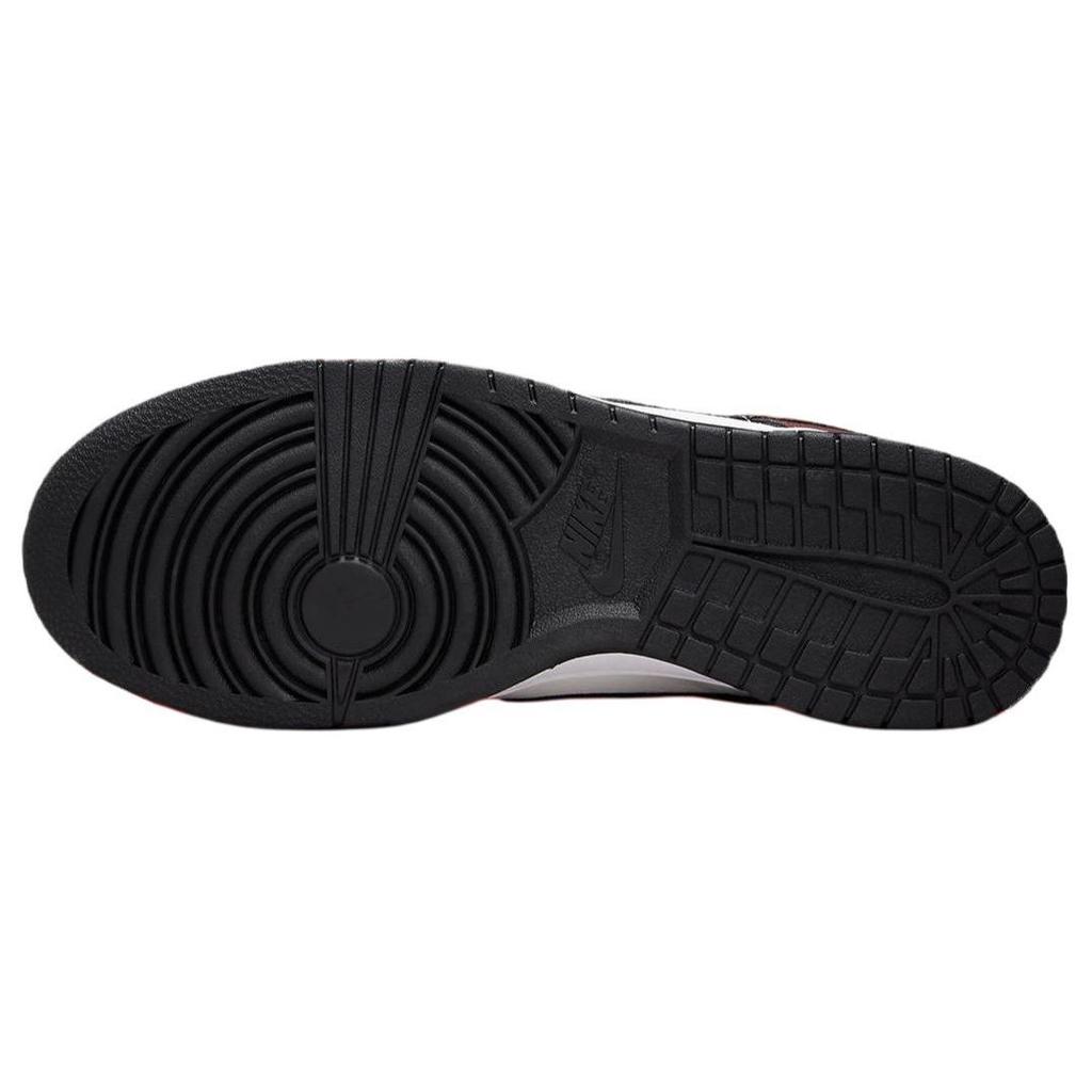 Nike Dunk Low Dark Team Красные Черные мужские кроссовки Summit-White Team-White FZ4616-600