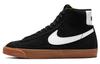 Кроссовки Blazer Mid 77 Черно-белые с коричневой подошвой Женские DB5461-001